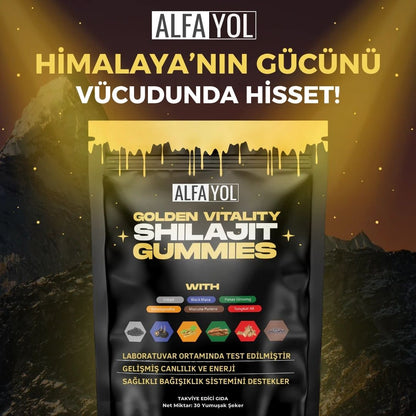 Alfa Yol™ Shilajit-Doğal Testosteron ve Performans Arttırıcı Gıda Takviyesi